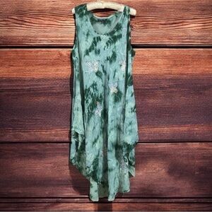 TIE DYE DRESS OSFM PLUS